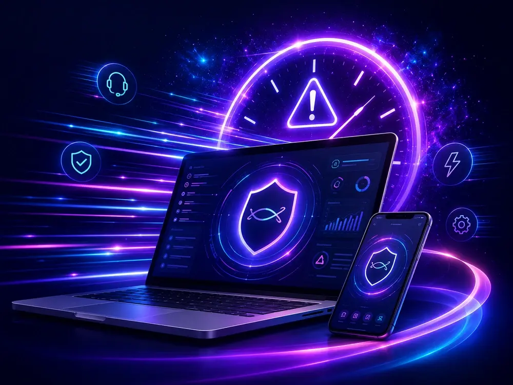 Illustrazione per urgenze digitali, siti rapidi e interventi veloci